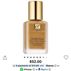 Estée Lauder Double Wear Foundation Shade 4N2 Spiced Sand